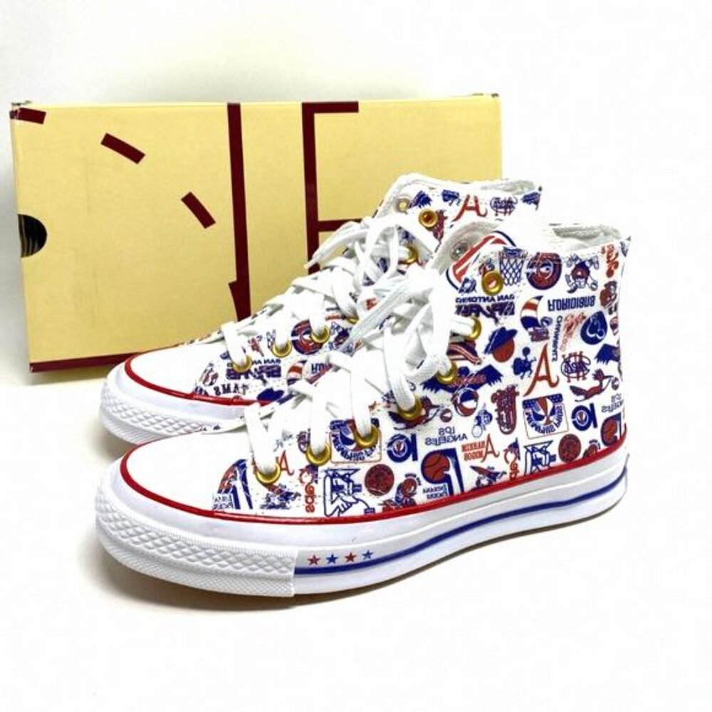 Converse CHUCK 70 ABA Shoes Women High Top Canvas Casual 169650C 8 Size Sneakers - Picture 6 of 11